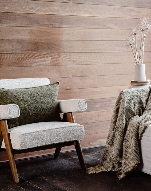 Kanso Cushion - Moss Green