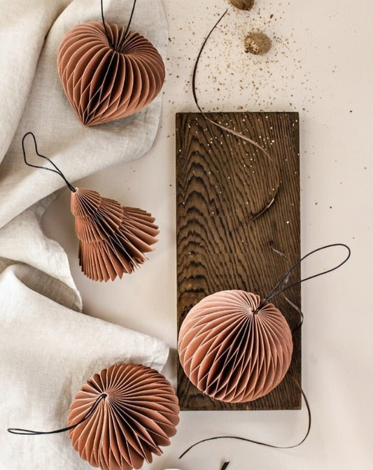 Clay Paper Heart Ornament - Homewares - Republic Home