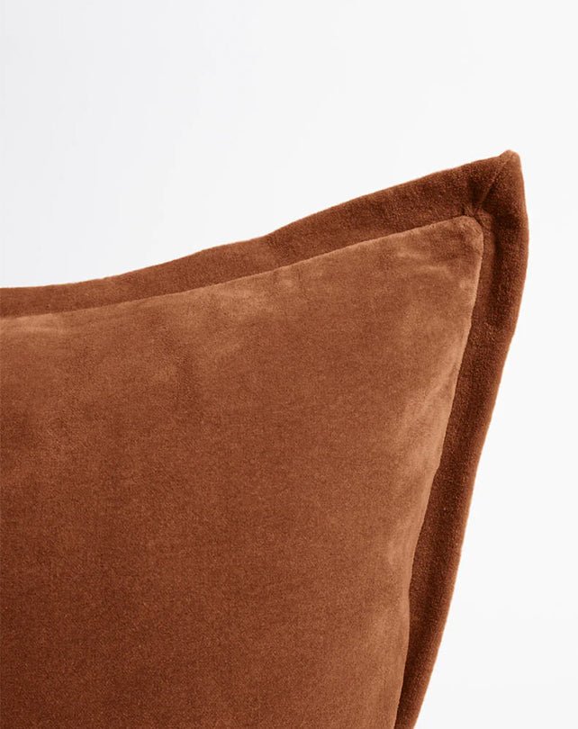Evelyn Velvet Cushion - Nutmeg - Cushion - Republic Home