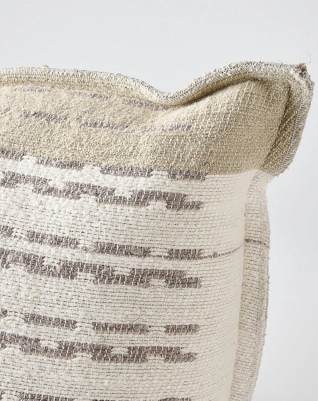 Hagen Cushion - Off White/Slate - Cushion - Republic Home