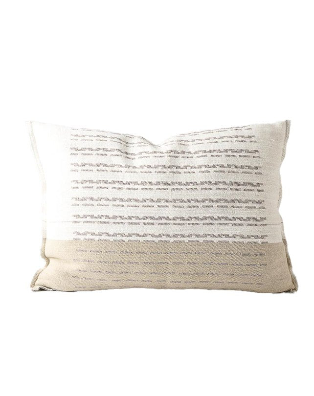 Hagen Cushion - Off White/Slate - Cushion - Republic Home