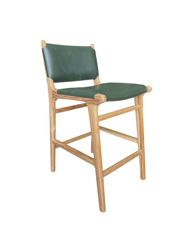 Maya Plush Counter Stool with Back - Furniture - Republic Home