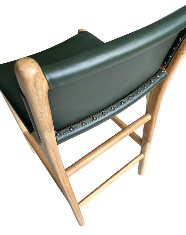 Maya Plush Counter Stool with Back - Furniture - Republic Home