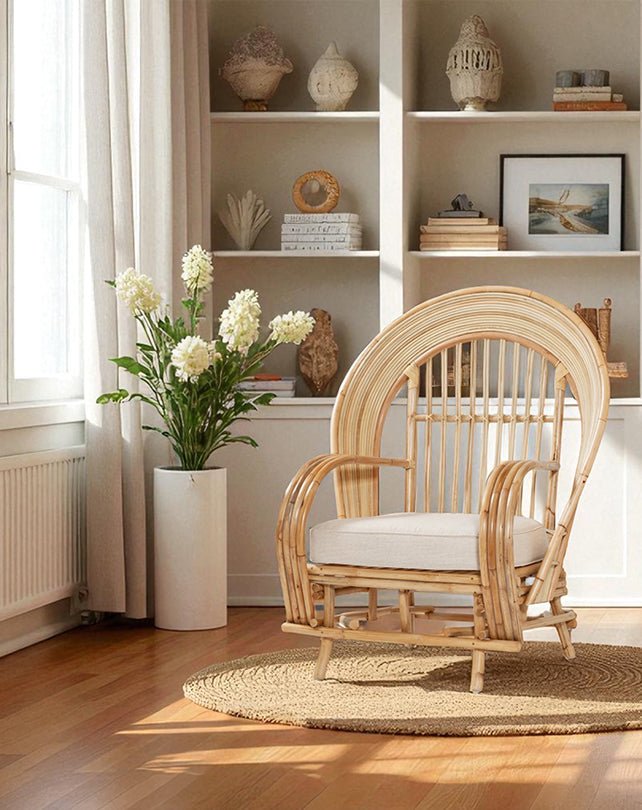 Raffles Cane Chair - Furniture - Republic Home