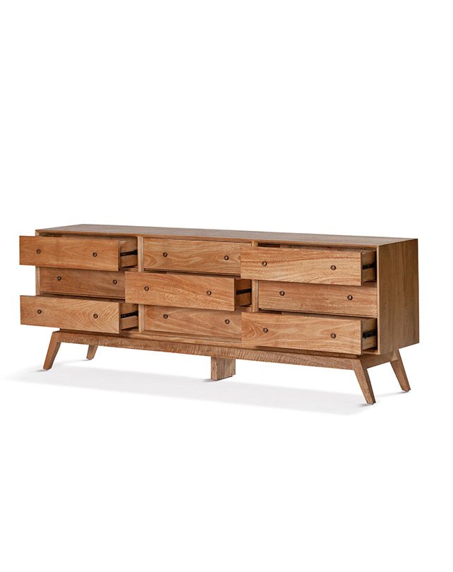 Sari 9 Drw Chest (3W3H) - Furniture - Republic Home