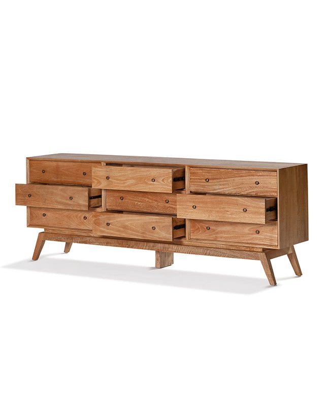 Sari 9 Drw Chest (3W3H) - Furniture - Republic Home