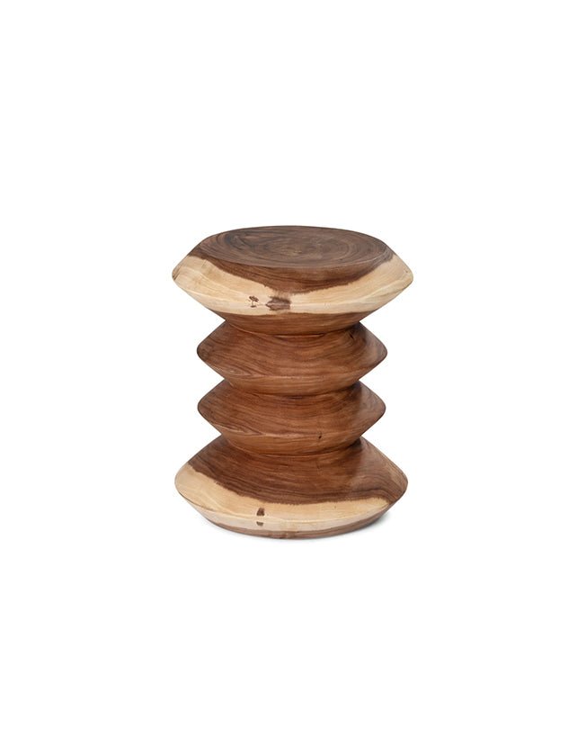 Suar Strata Stool - Furniture - Republic Home