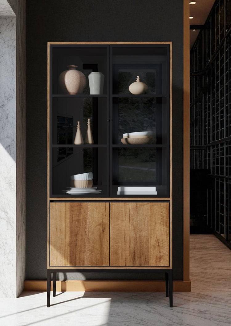 Venezia Display Cabinet 100cm - Furniture - Republic Home