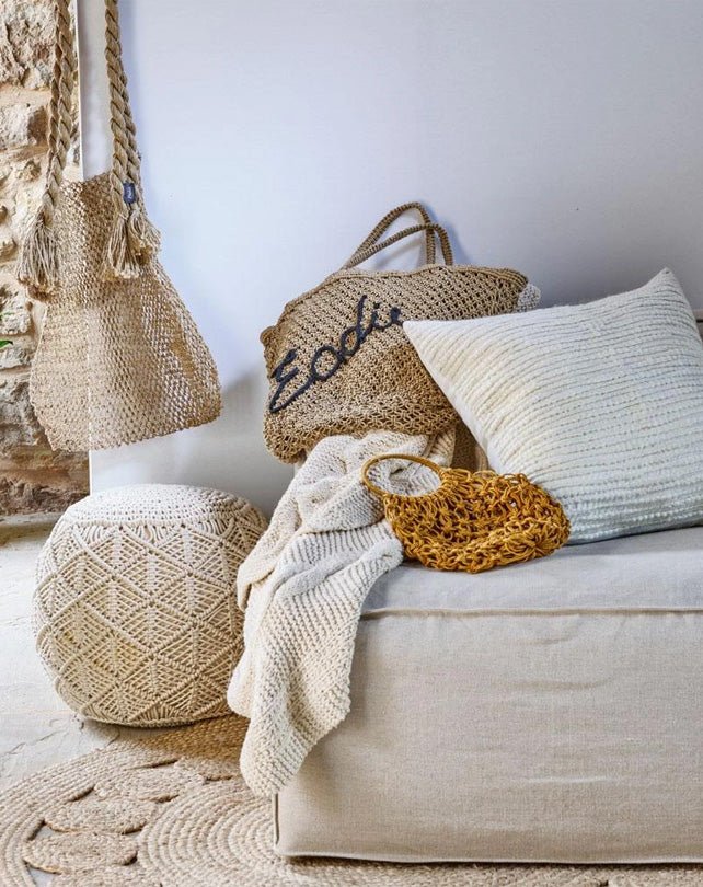 Artisan Cushion White 50x50 - Cushion - Republic Home