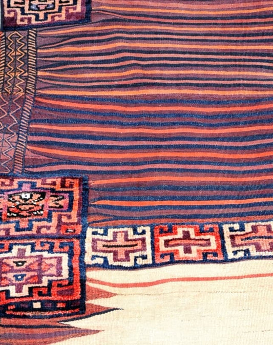 Bakhtiari Saddlebag Runner 230x98cm - Rugs - Republic Home