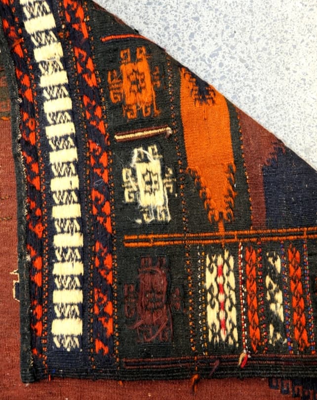 Balouch Sofreh Kilim 130x128cm - Rugs - Republic Home