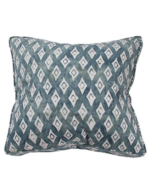 Budi Diamond Hailstorm Gusset Cushion 55x55 - Cushion - Republic Home