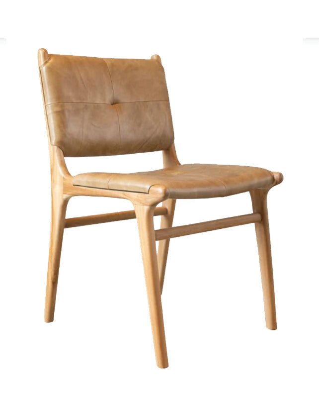 Maya Plush Dining Chair (Tan) - Furniture - Republic Home