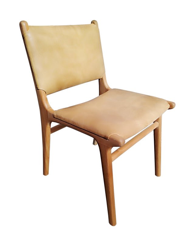 Maya Plush Dining Chair (Tan) - Furniture - Republic Home
