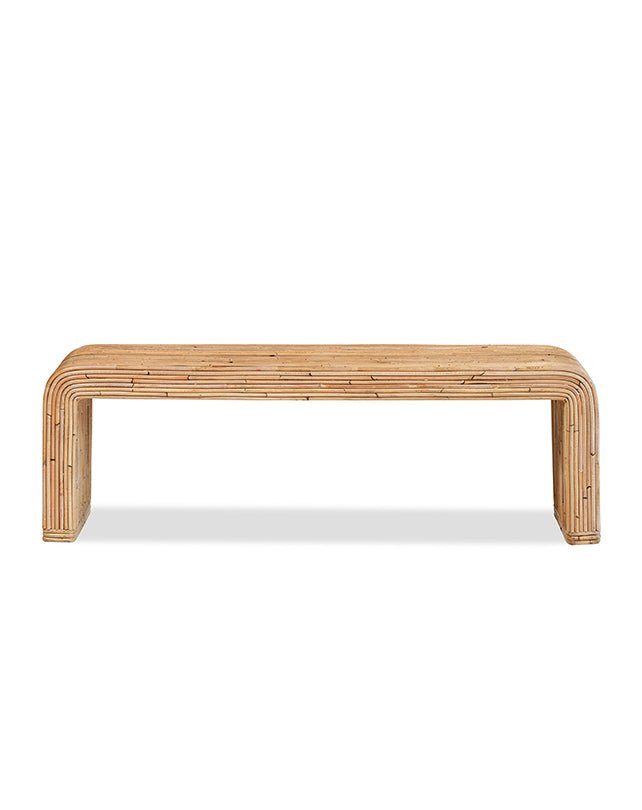 Nusa Cane Bench - Furniture - Republic Home