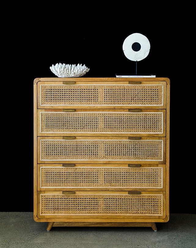 Romeo Chest 5 Drawers - Furniture - Republic Home