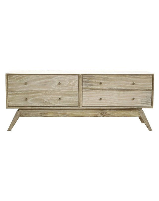 Sari Lowboy Chest 4 Drw (2W2H) - Furniture - Republic Home