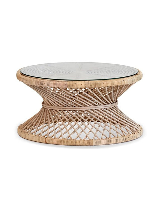 Savoy Coffee Table w/Glass - Furniture - Republic Home