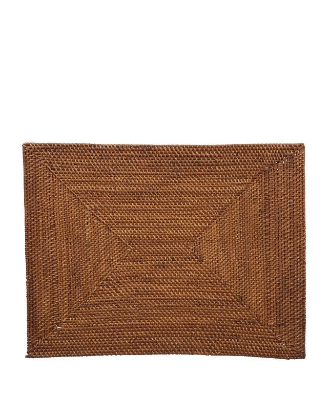 Smoked Rattan Placemat - Rectangle - Homewares - Republic Home