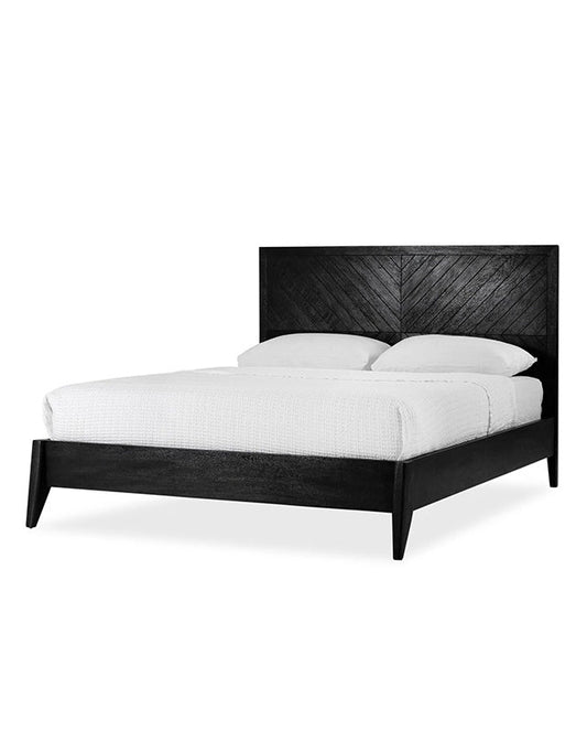 Tapestry Bed (Black) - Furniture - Republic Home
