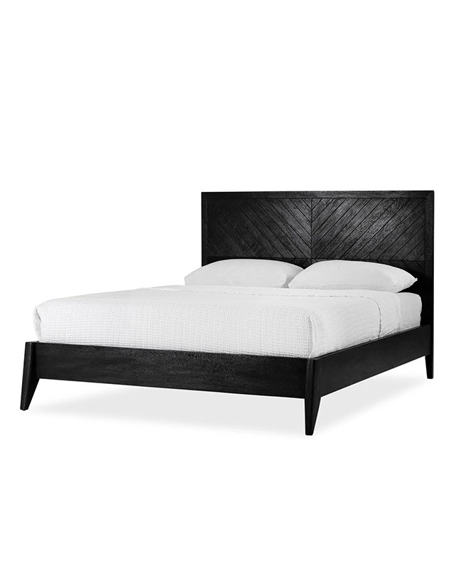 Tapestry Bed (Black) - Furniture - Republic Home
