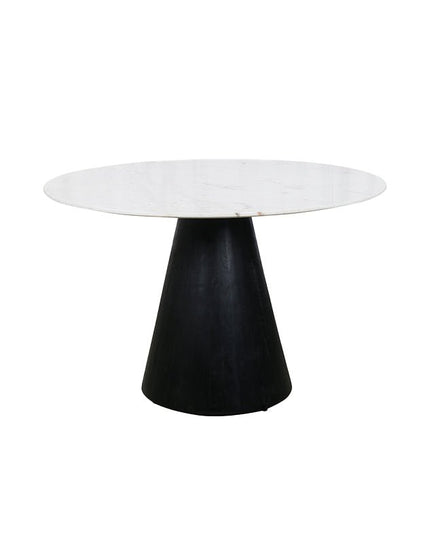 Cousteau Dining Table (Black Base) - Furniture - Republic Home