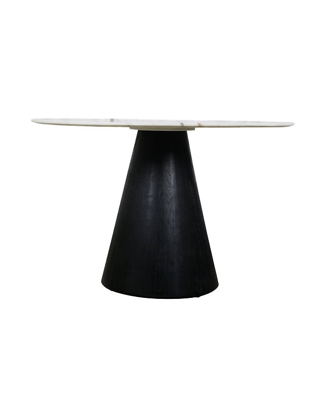 Cousteau Dining Table (Black Base) - Furniture - Republic Home