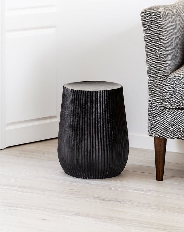 Drum Stripe Stool - Furniture - Republic Home