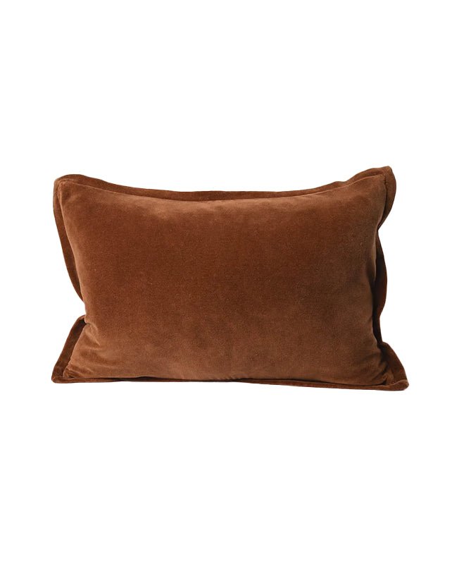 Evelyn Velvet Cushion - Nutmeg - Cushion - Republic Home