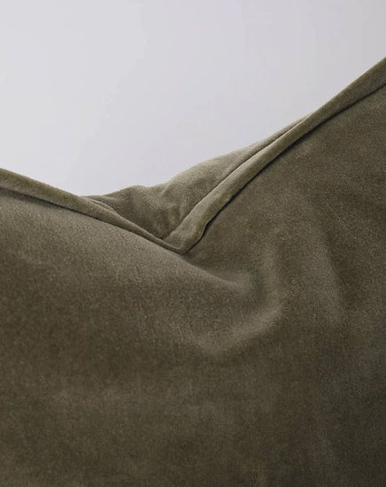Evelyn Velvet Cushion - Olive - Cushion - Republic Home
