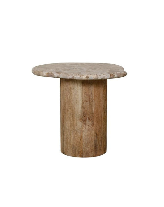 Gobu Side Table (Capri Beige) - Furniture - Republic Home