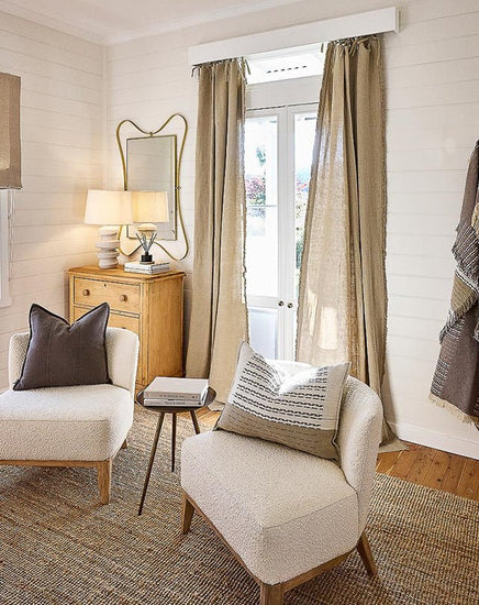 Hagen Cushion - Off White/Slate - Cushion - Republic Home