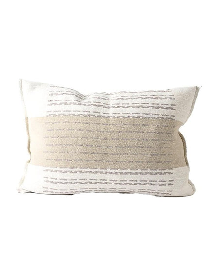 Hagen Cushion - Off White/Slate - Cushion - Republic Home