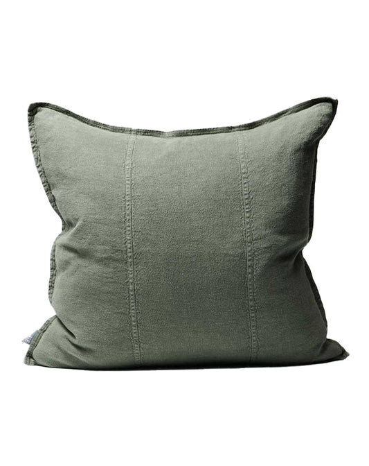Luca Linen Cushion Khaki 60x60 - Cushion - Republic Home
