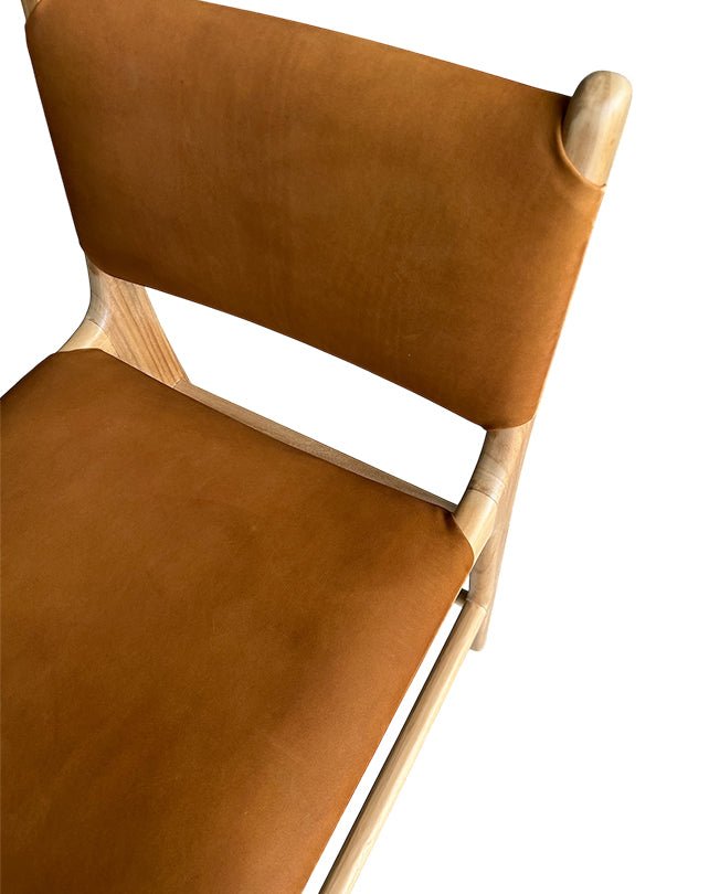 Maya Plush Counter Stool with Back - Furniture - Republic Home