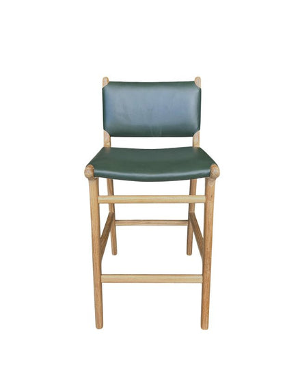 Maya Plush Counter Stool with Back - Furniture - Republic Home