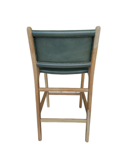 Maya Plush Counter Stool with Back - Furniture - Republic Home