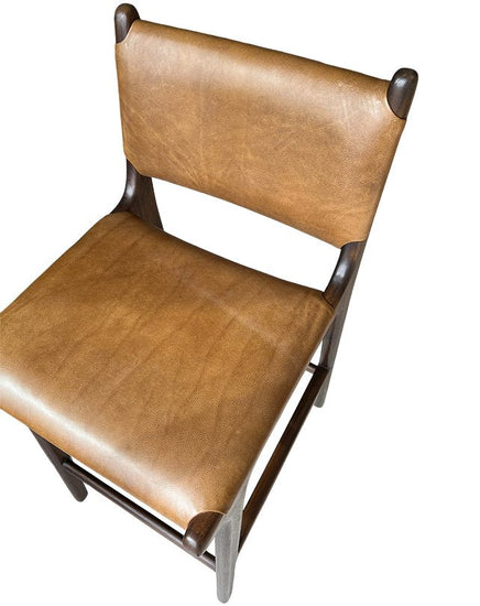 Maya Plush Counter Stool with Back - Furniture - Republic Home