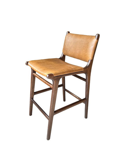 Maya Plush Counter Stool with Back - Furniture - Republic Home