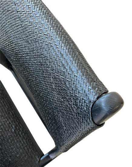 Maya Plush Dining Chair (Black Rattan) - Furniture - Republic Home