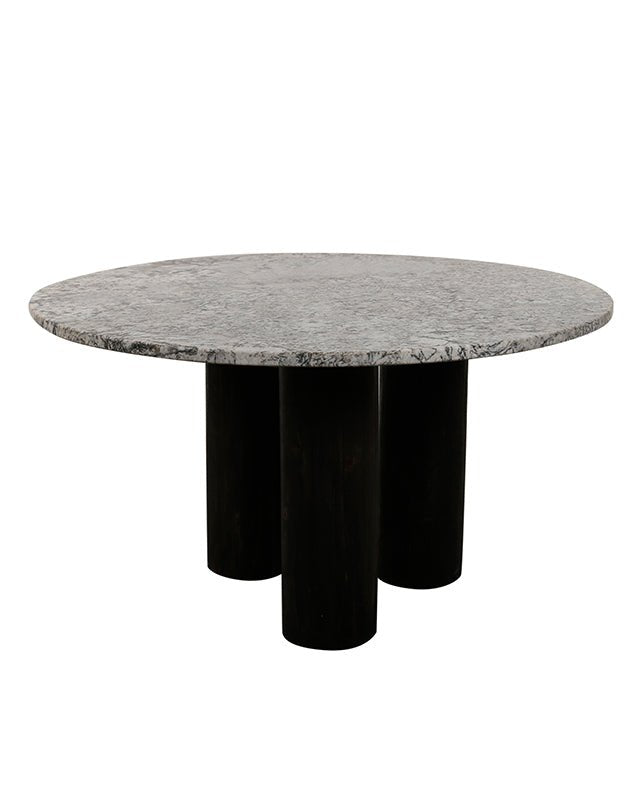 Nabu Dining Table (Alaska White) - Furniture - Republic Home