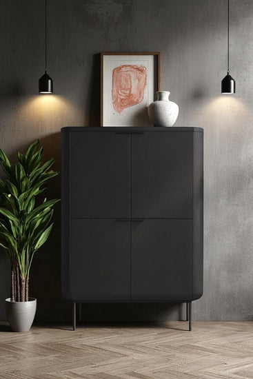 Palermo Cabinet 4 Dr - Furniture - Republic Home