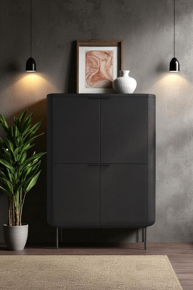 Palermo Cabinet 4 Dr - Furniture - Republic Home