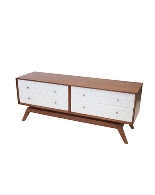 Sari Lowboy Chest 4 Drw (2W2H) - Furniture - Republic Home