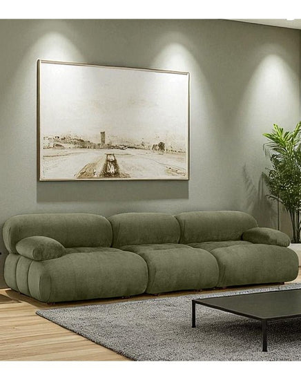 Solene 3s Sofa - Olive - Furniture - Republic Home