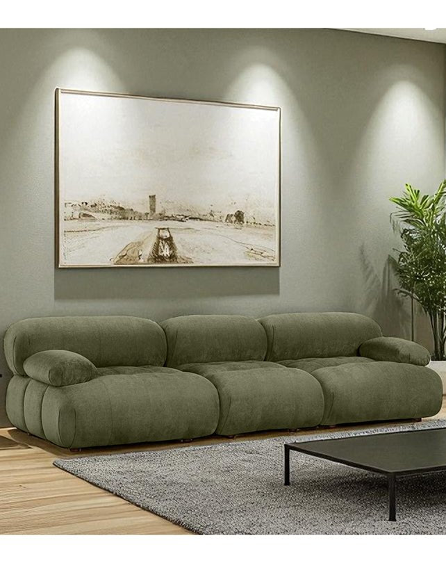 Solene 3s Sofa - Olive - Furniture - Republic Home