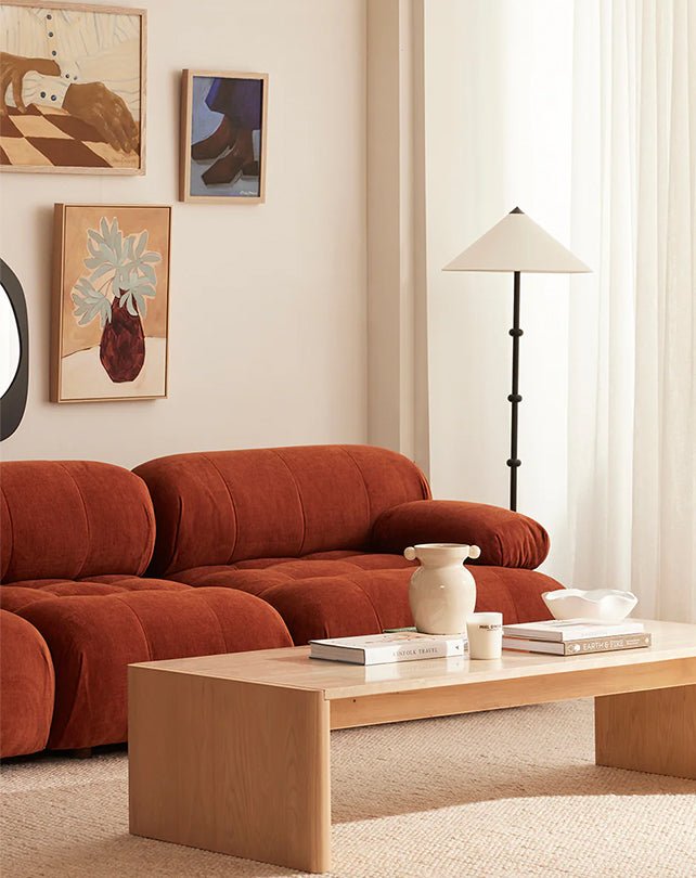 Solene 3s Sofa - Terracotta - Furniture - Republic Home