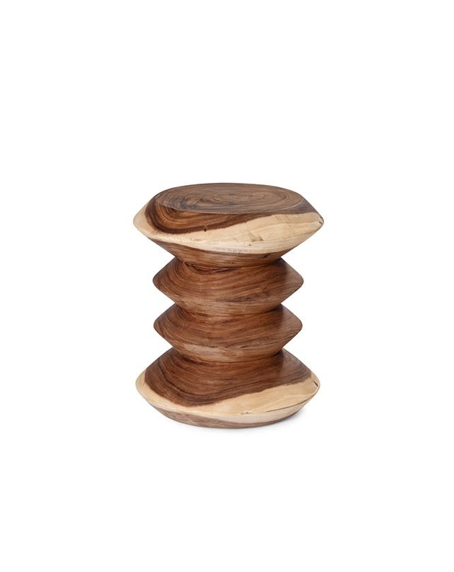 Suar Strata Stool - Furniture - Republic Home