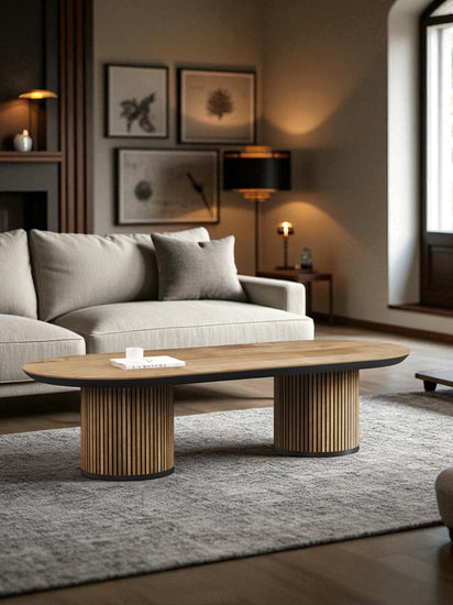 Toscana Oval Coffee Table - Furniture - Republic Home