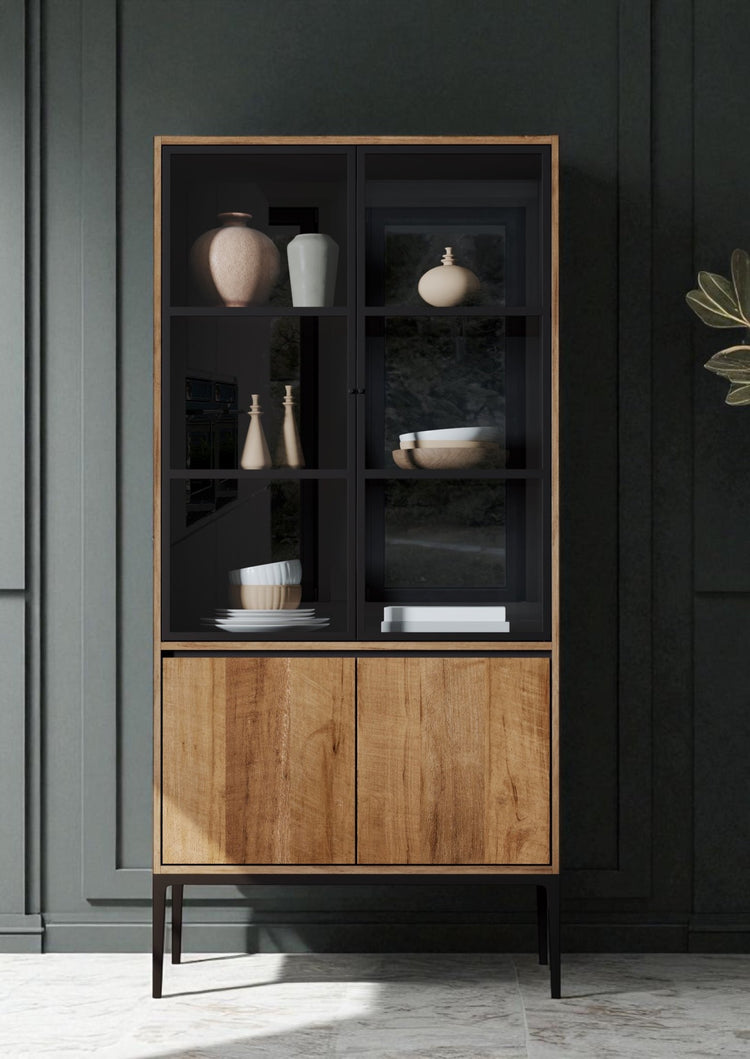 Venezia Display Cabinet 100cm - Furniture - Republic Home